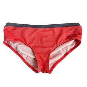 Tommy Hilfiger bikini bottoms red-orange blue Medium swimsuit swimwear
